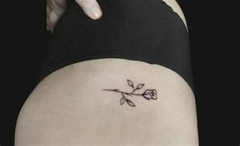 tatuajes para la nalga|Ideas de tatuajes minimalistas para la nalga